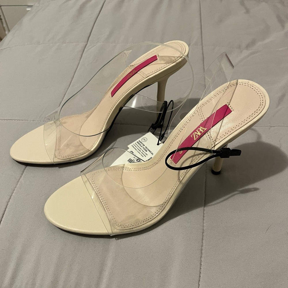 Zara Clear Heels